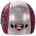 Raskullz Glam Gear Kids Bike Helmet Sequins Zebra Pink Leopard Print Cycling  One Size - B07CX5SKWY
